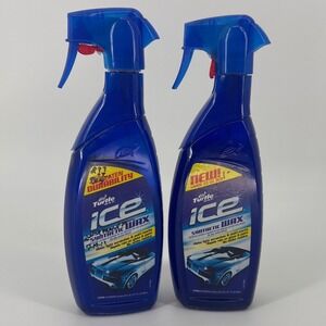 Turtle Wax ICE Synthetic Spray Wax 2-Pack Blue Bottle High Gloss Shine